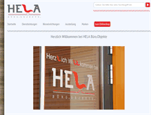 Tablet Screenshot of hela-bueromoebel.de